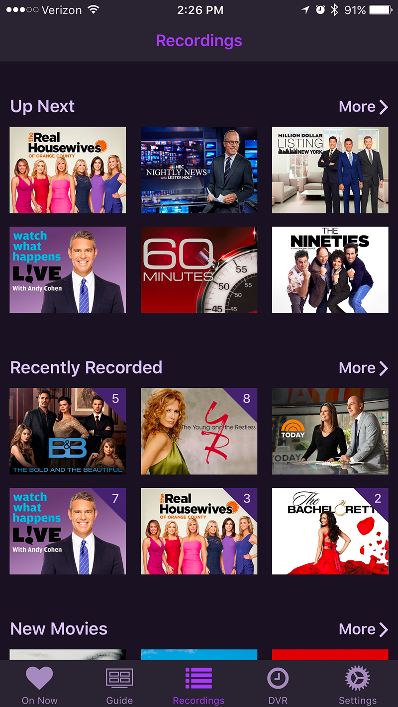 channels dvr ios iphone recordings